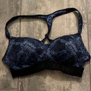 PINK push up sports bra